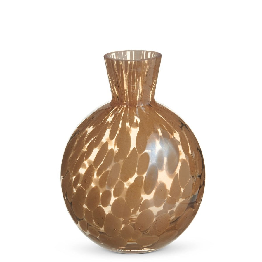 Gold Confetti Glass Bud Vases