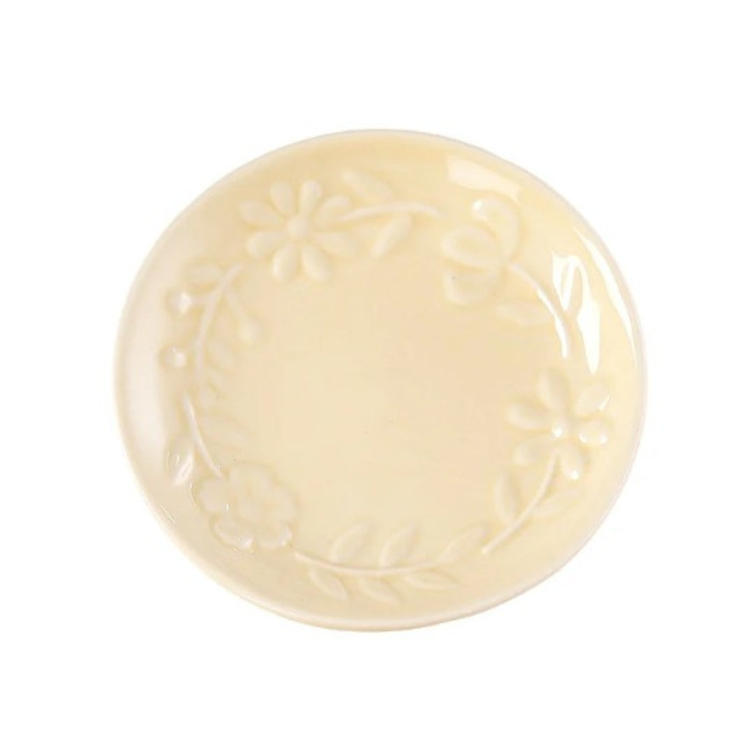 Spring Floral Embossed Trinket Dishes