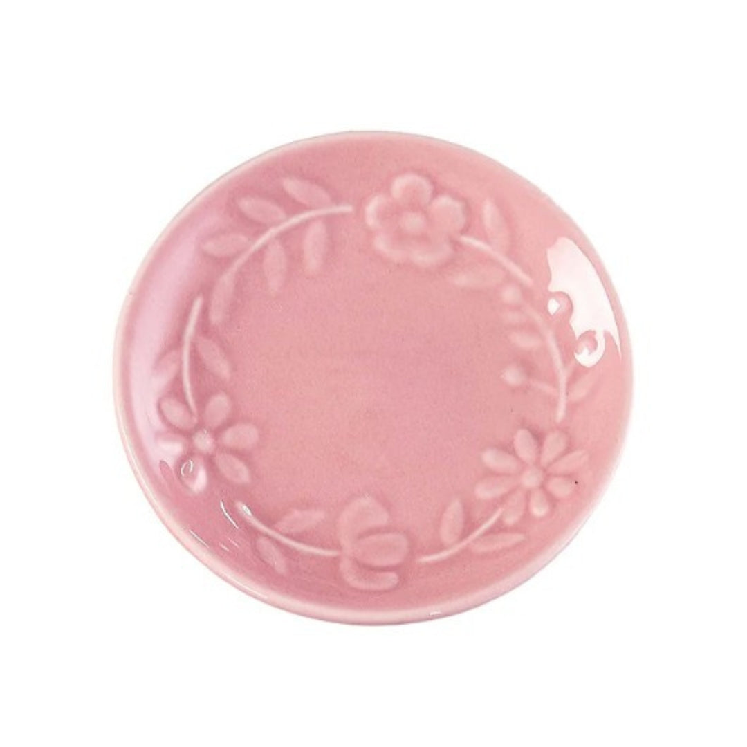 Spring Floral Embossed Trinket Dishes