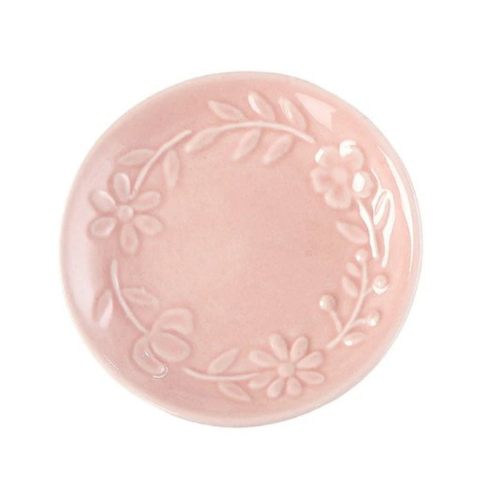 Spring Floral Embossed Trinket Dishes