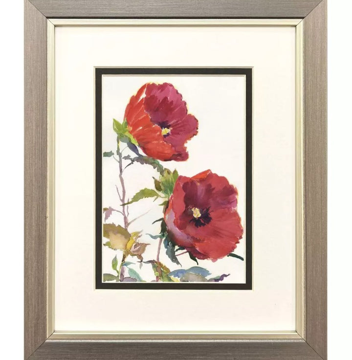 Hibiscus Glow Framed Wall Art