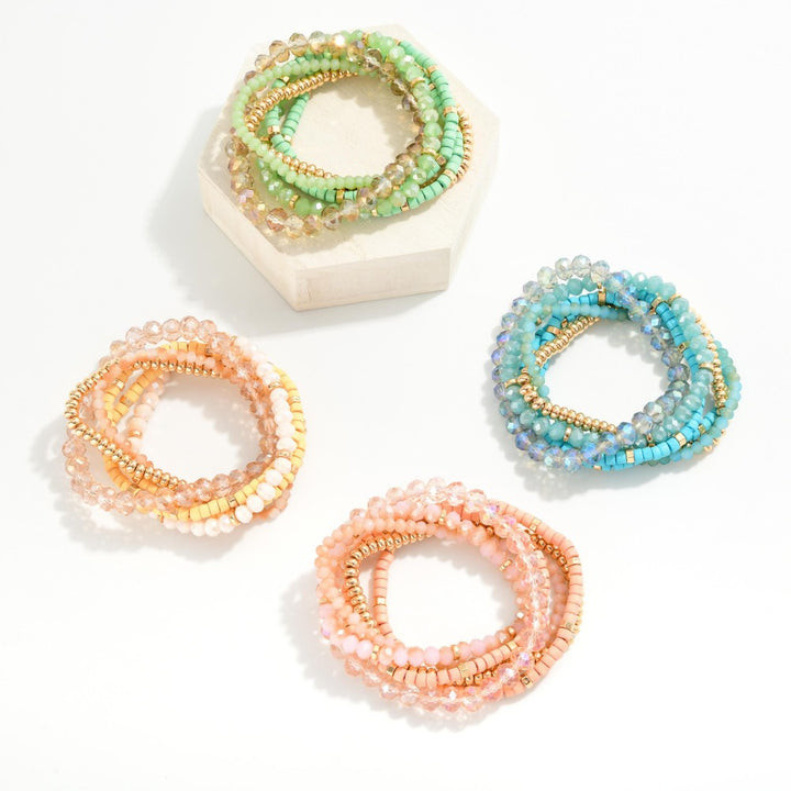 Mixed Media Stretch Bracelets