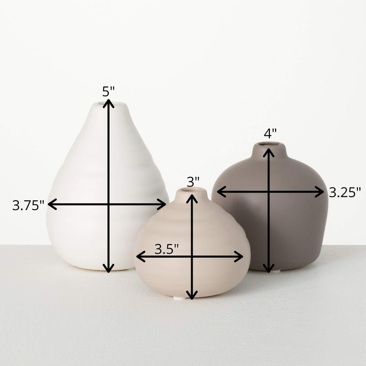 Neutral Compact Vases