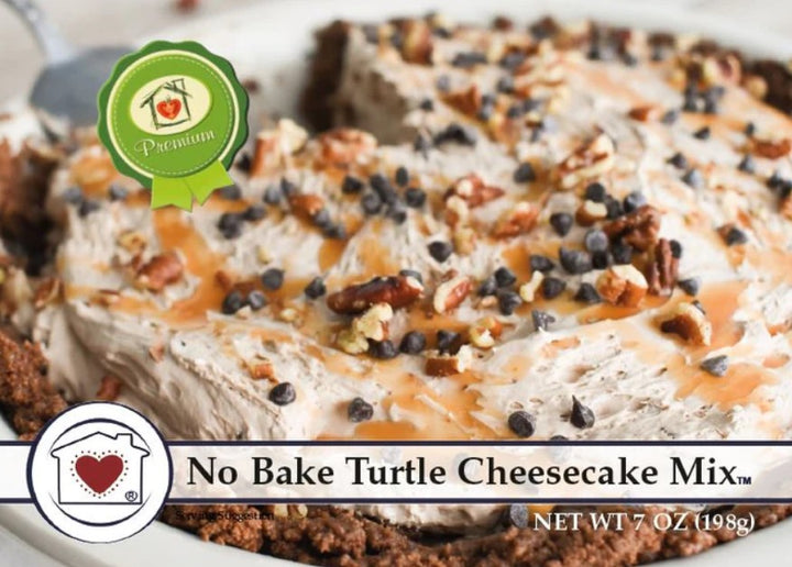 No Bake Turtle Cheesecake Mix
