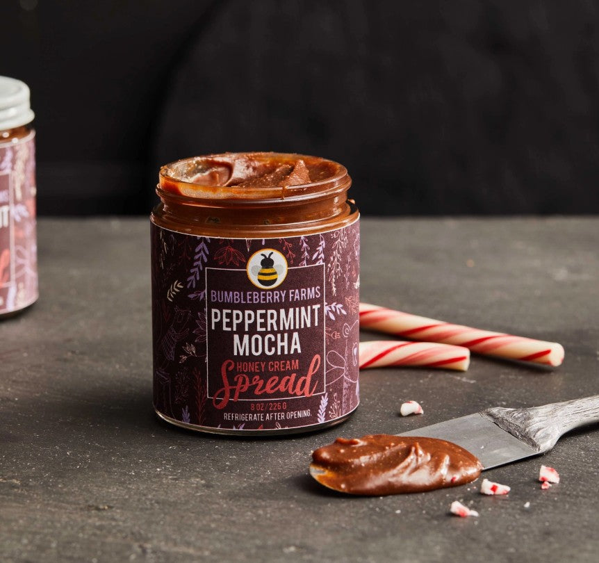 *Limited Edition* Peppermint Mocha Honey Cream Spread