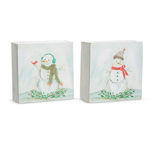 Sketched Snowman Block