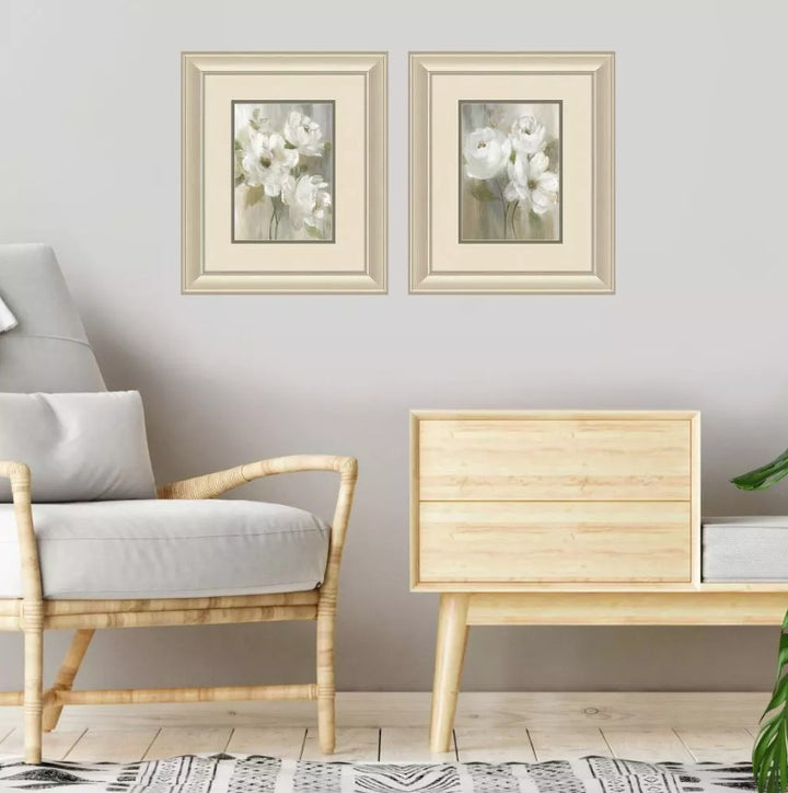 Soft Poppy Trio Framed Wall Art