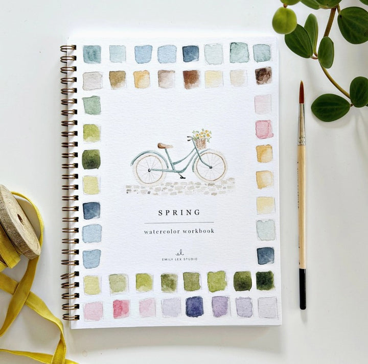 Spring Watercolor Workbook Bundle