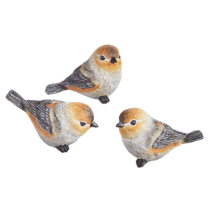 Multicolored Mini Bird Figurines