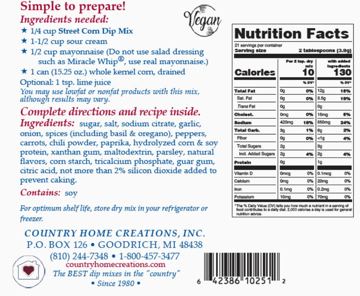 Street Corn Dip Mix
