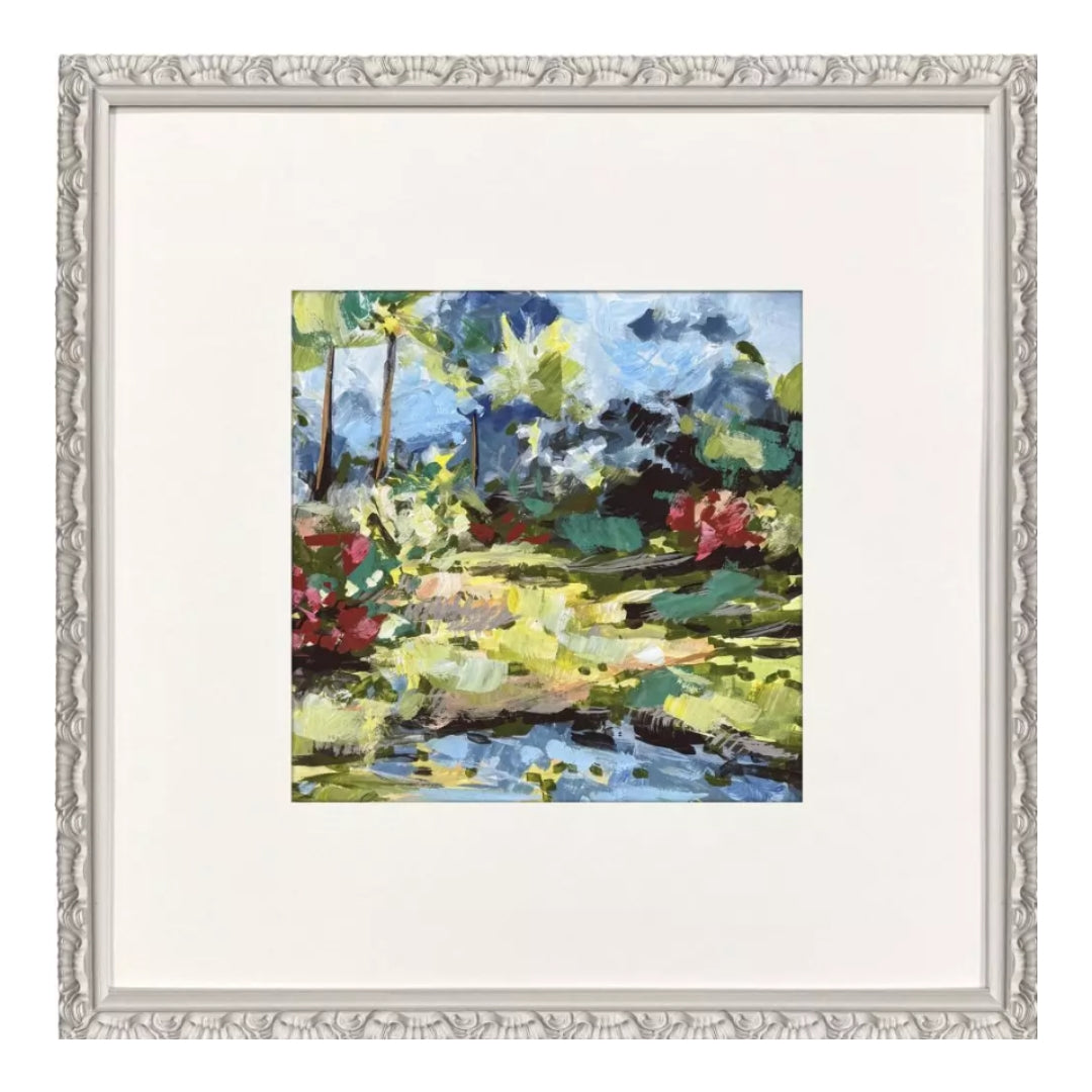 Verdant Surge Framed Wall Art