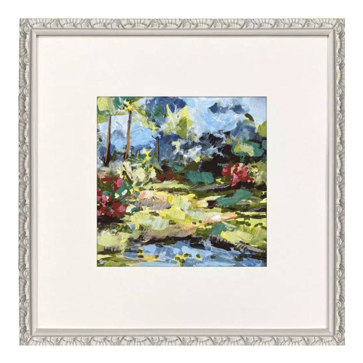 Verdant Surge Framed Wall Art