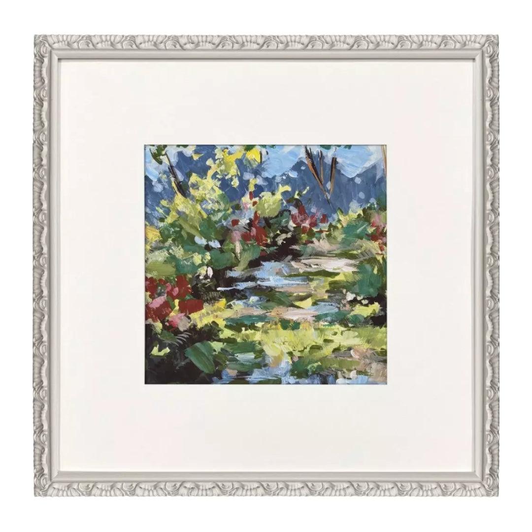 Verdant Surge Framed Wall Art