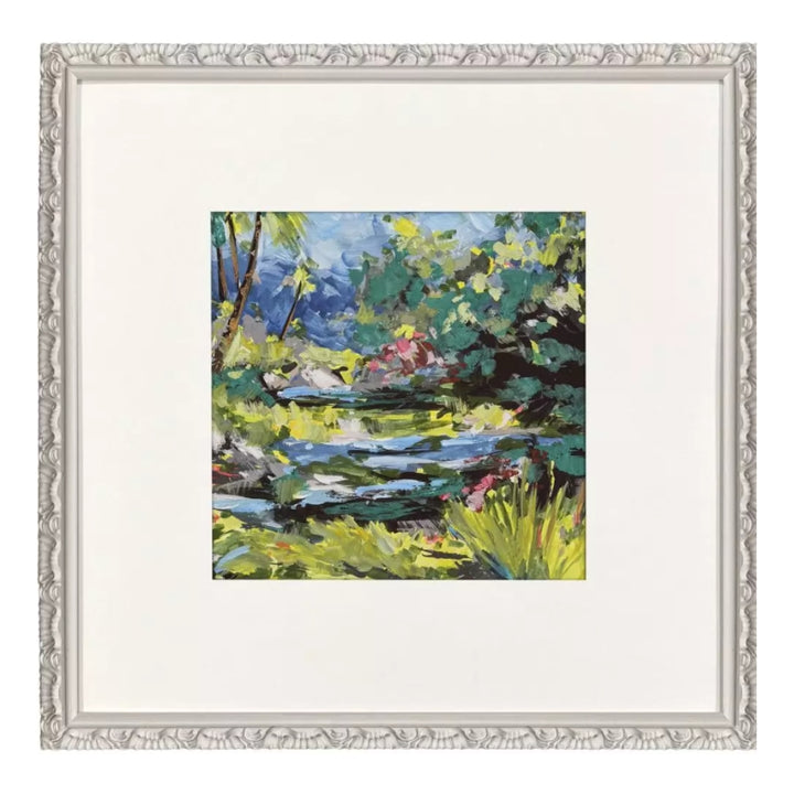 Verdant Surge Framed Wall Art