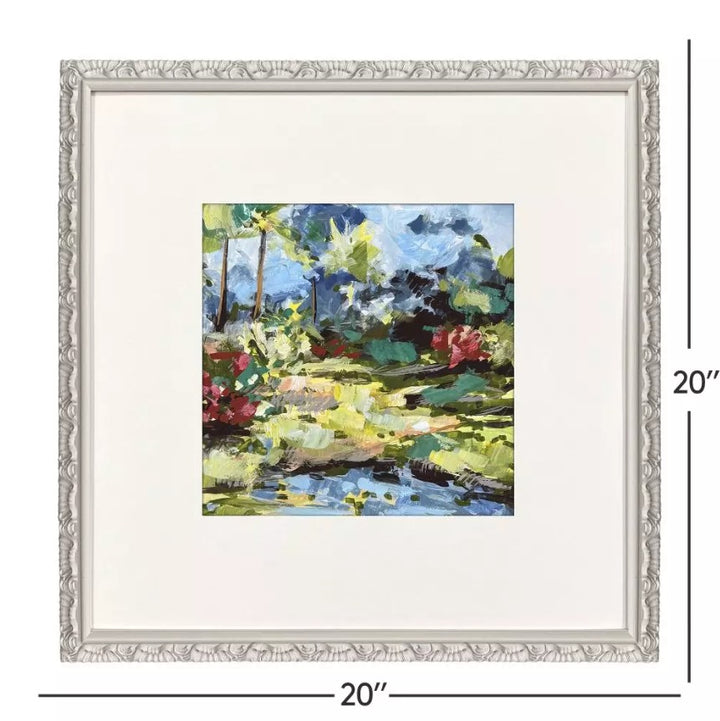 Verdant Surge Framed Wall Art
