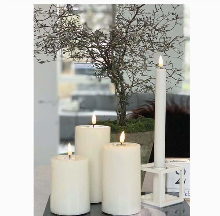 White LED Taper Candle Sets