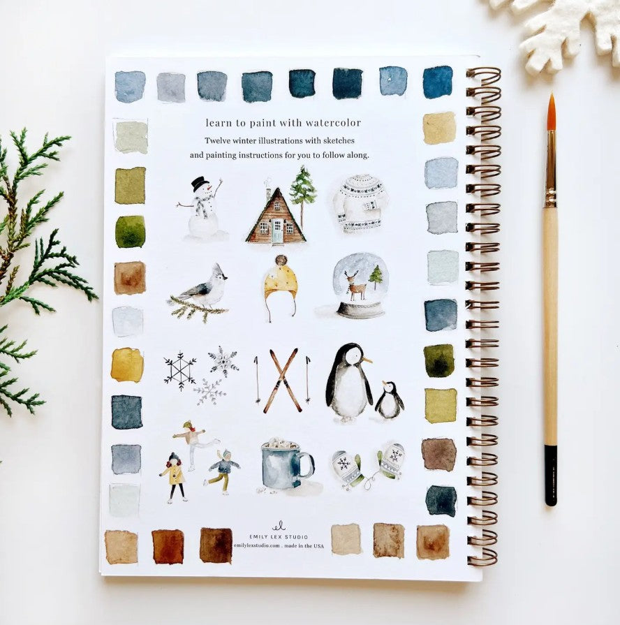 Winter Watercolor Workbook