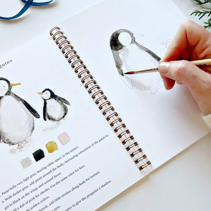 Winter Watercolor Workbook Bundle