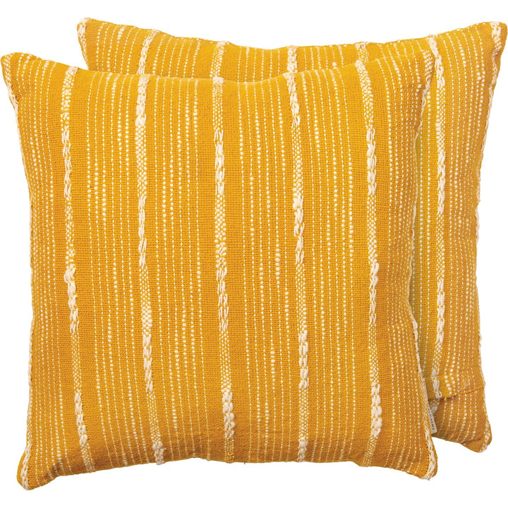 Saffron Dobby Pillow