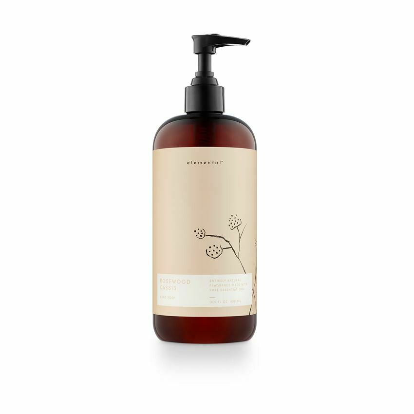 Illume elemental hand wash rosewood cassis