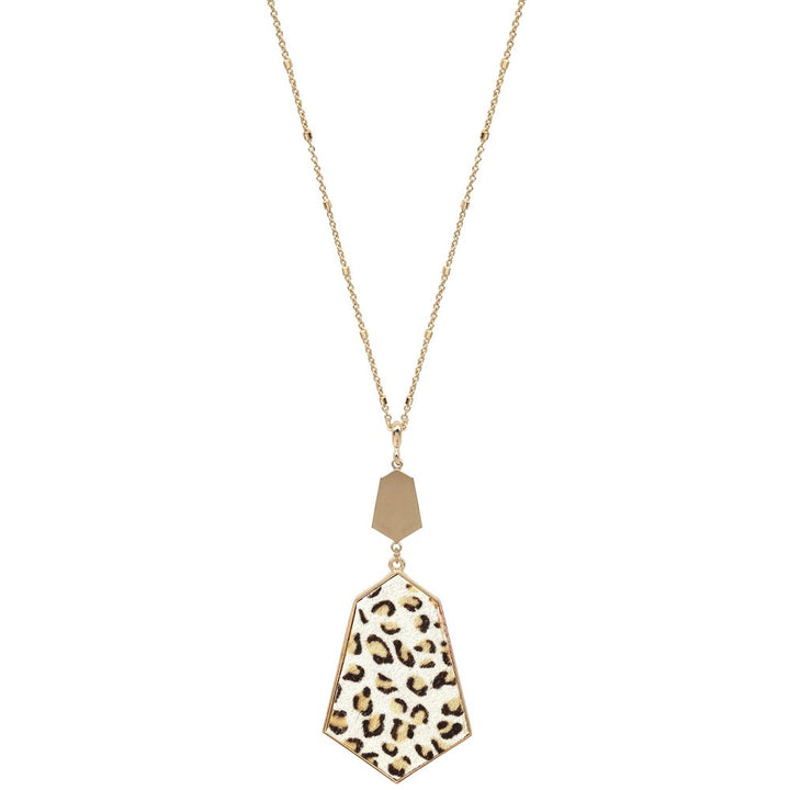 Animal Print Pendant Necklace
