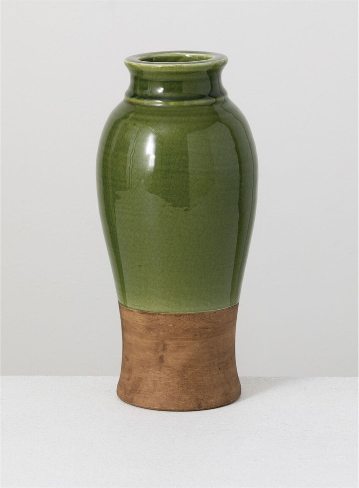 Vase gr/br Tall