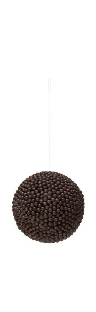 plum bead ball ornament