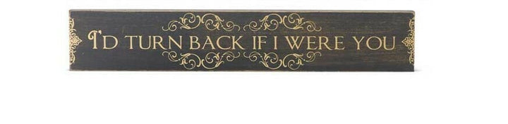 Halloween Wooden Message Tabletop Sign