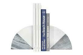 Black & White Marble Bookend