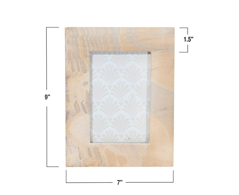 Pink Sandstone Photo Frame