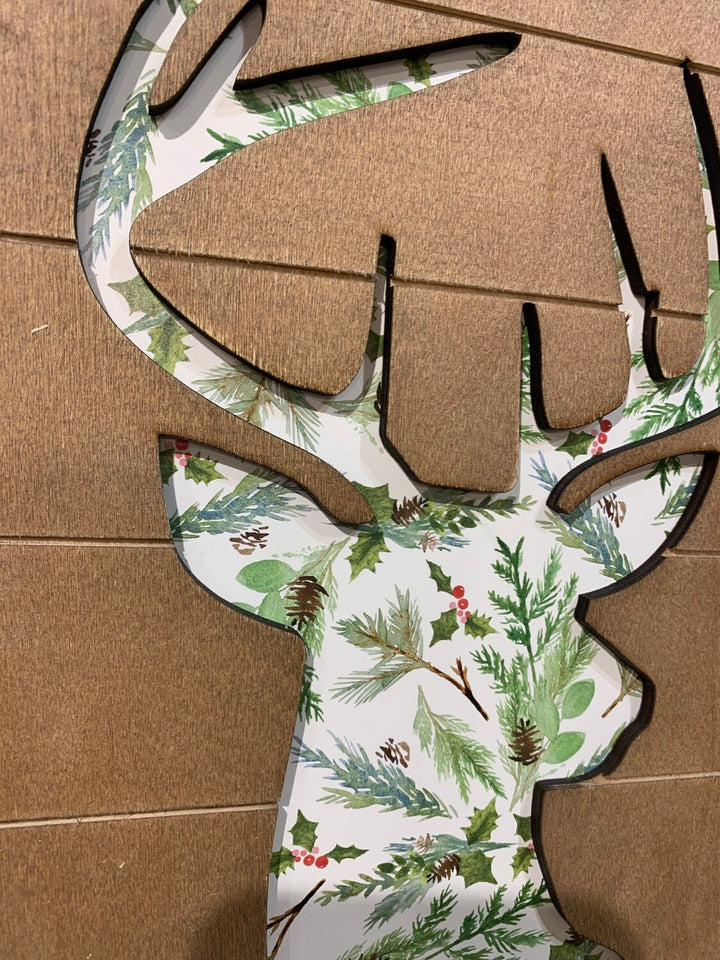 Reindeer Box Sign