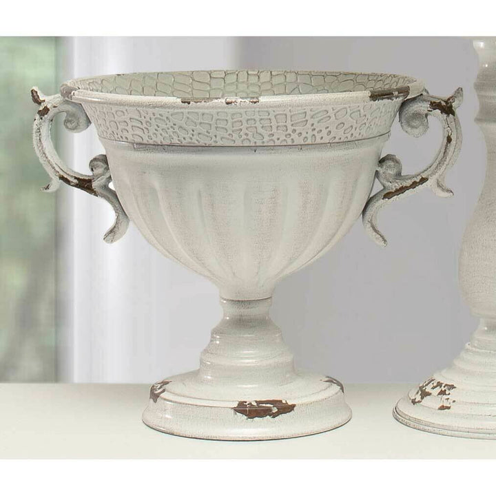 White Antique Urn