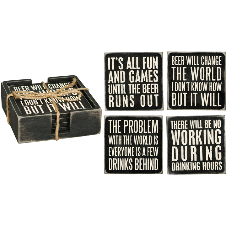 Beer Coaster Set