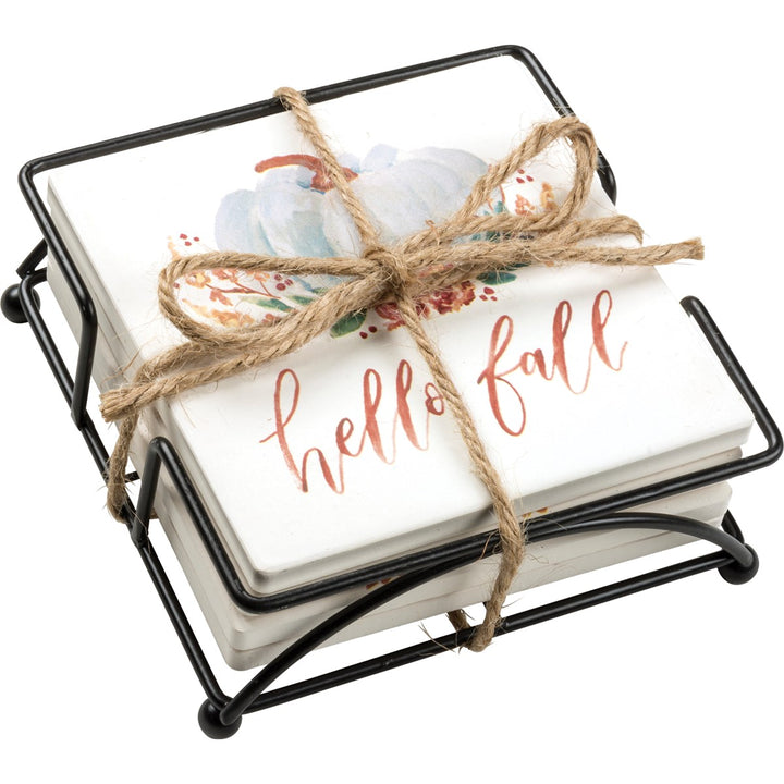 Fall Blessings Coaster Set