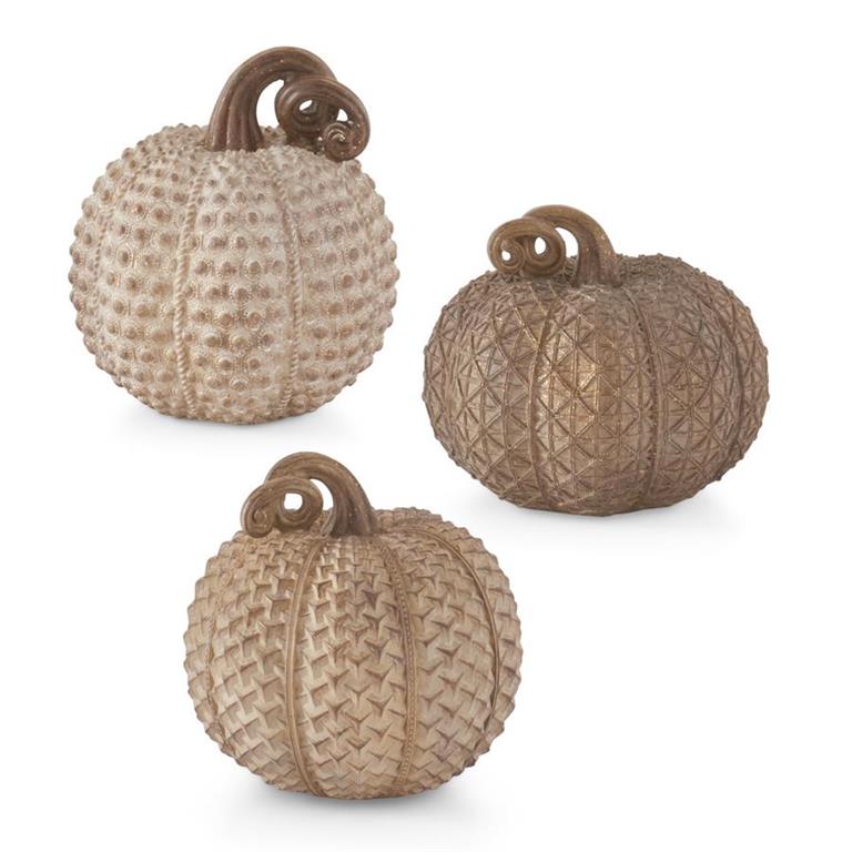 Resin Textured Pumpkins