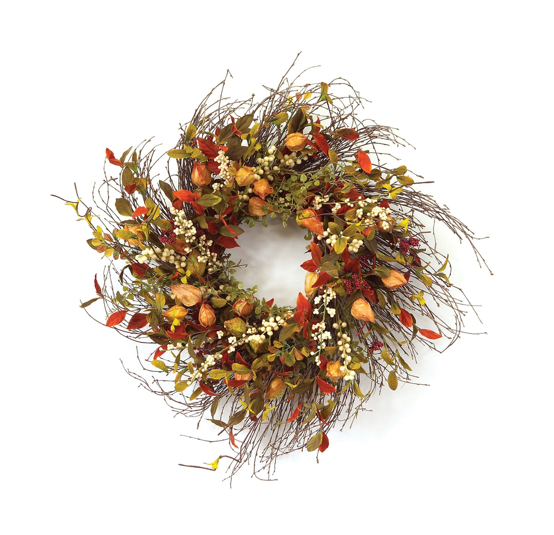 cape gooseberry wreath
