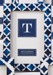 Indigo 4" x 6" Resin Inlay Photo Frame