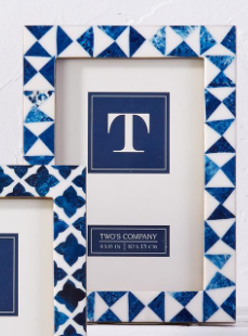 Indigo 4" x 6" Resin Inlay Photo Frame