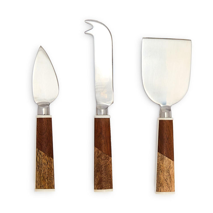 Bi-Color Cheese Knives Set