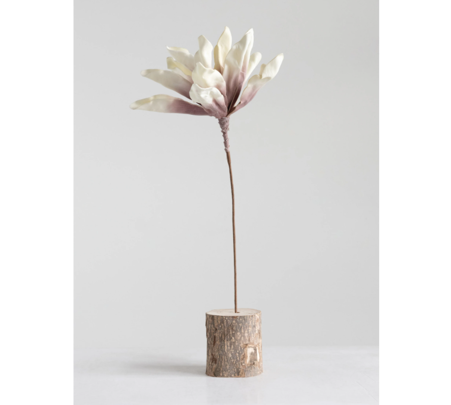Cream Faux Floral Stem