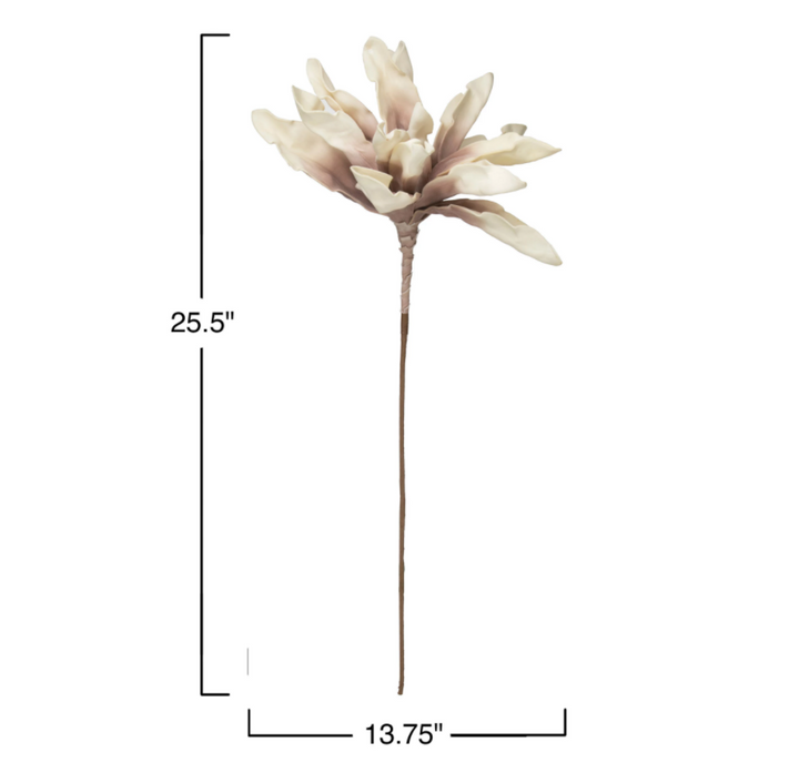 Cream Faux Floral Stem