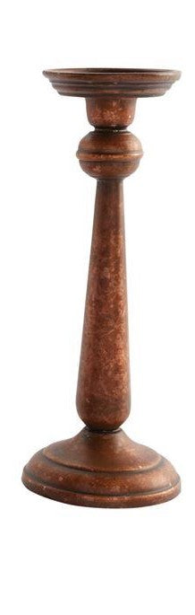 Copper Candlestick Lg