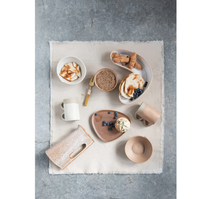 Resin & Pine Wood Stainless Steel Cheese Utensil Set