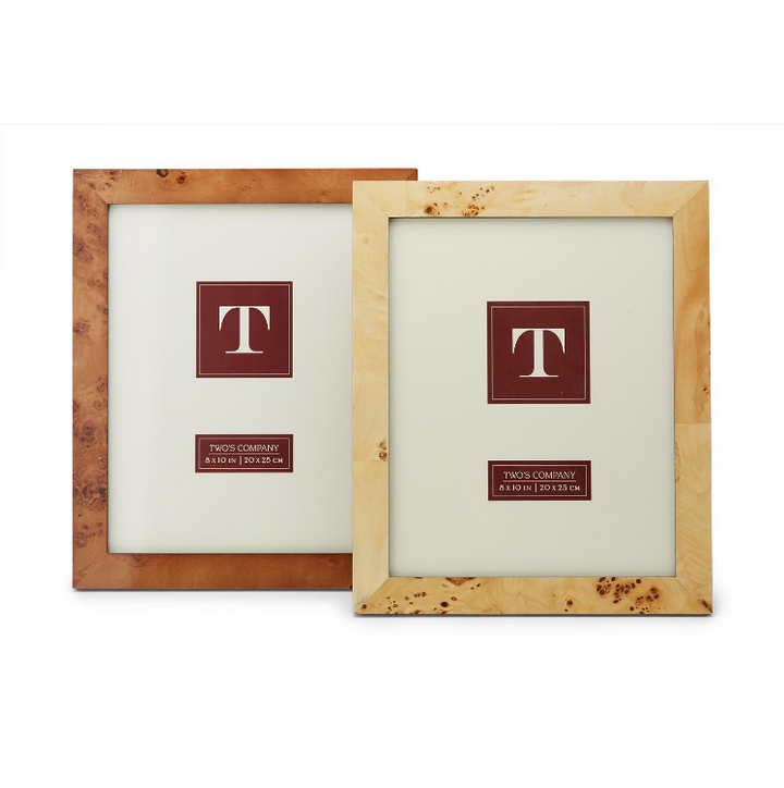 Burled Wood 8x10 Photo Frame