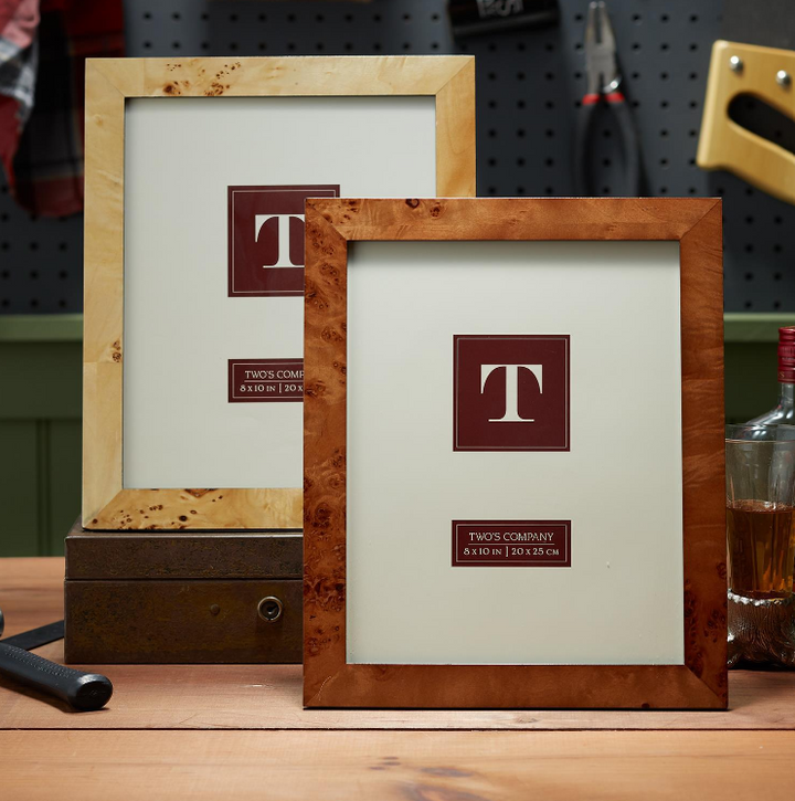 Burled Wood 8x10 Photo Frame