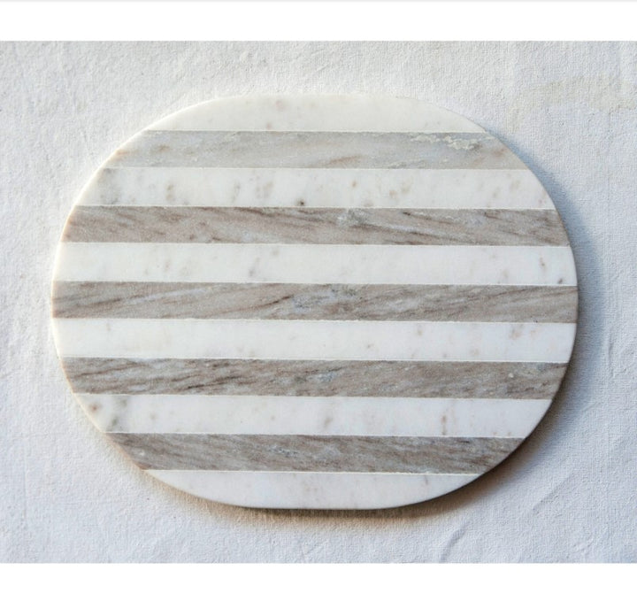 Striped Marble Cheese Board