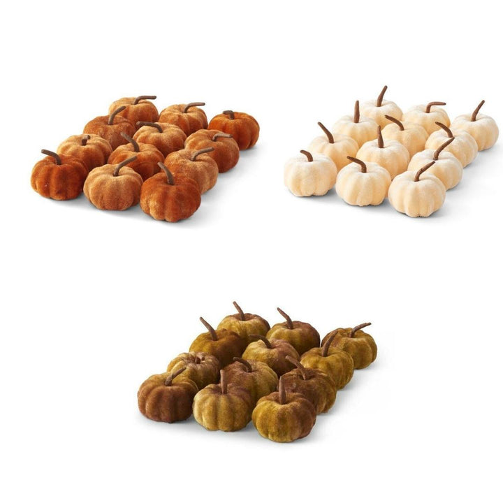 Velvet Mini Pumpkins